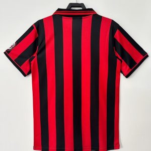 1996-1997 AC Milan home short sleeves