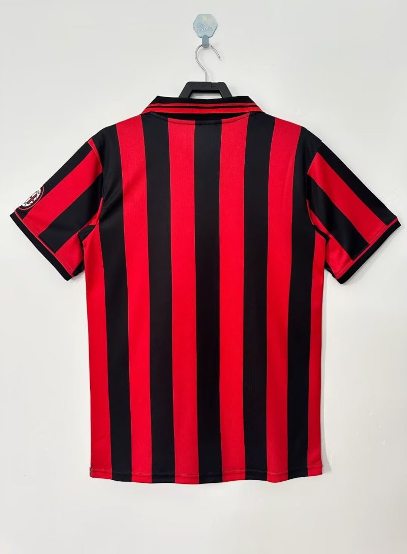 1996-1997 AC Milan home short sleeves