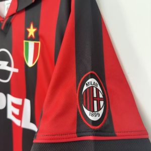 1996-1997 AC Milan home short sleeves