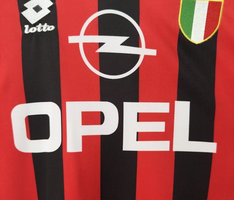 1996-1997 AC Milan home short sleeves