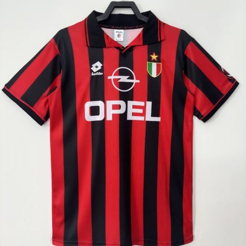 1996-1997 AC Milan home short sleeves