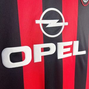 1997-1998 AC Milan home short sleeves