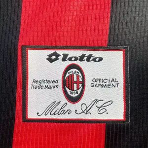 1997-1998 AC Milan home short sleeves