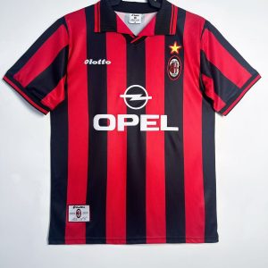 1997-1998 AC Milan home short sleeves