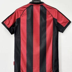 1998-1999 AC Milan home short sleeves