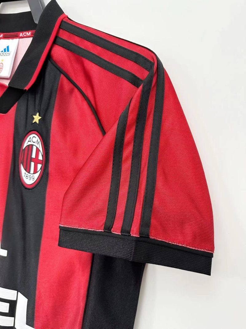1998-1999 AC Milan home short sleeves