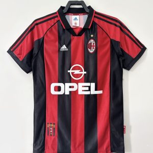 1998-1999 AC Milan home short sleeves
