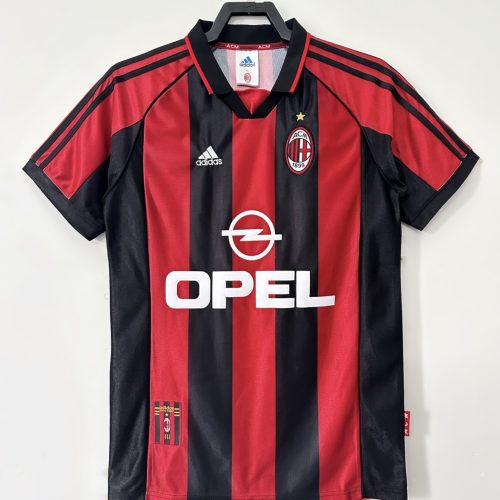 1998-1999 AC Milan home short sleeves