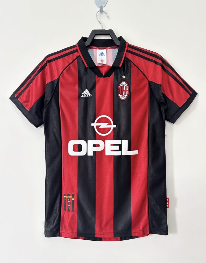 1998-1999 AC Milan home short sleeves