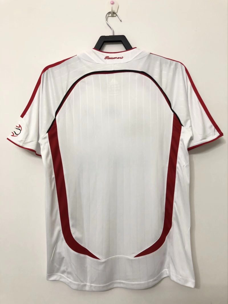 2006-2007 AC Milan away short sleeves