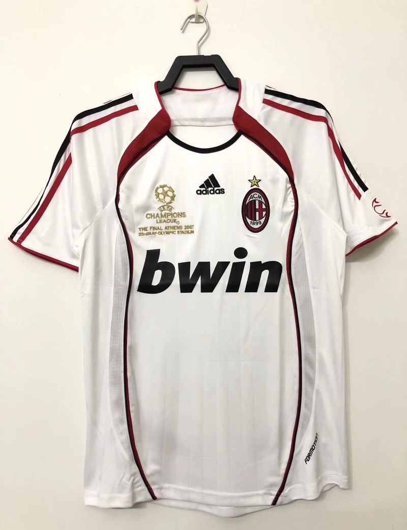 2006-2007 AC Milan away short sleeves