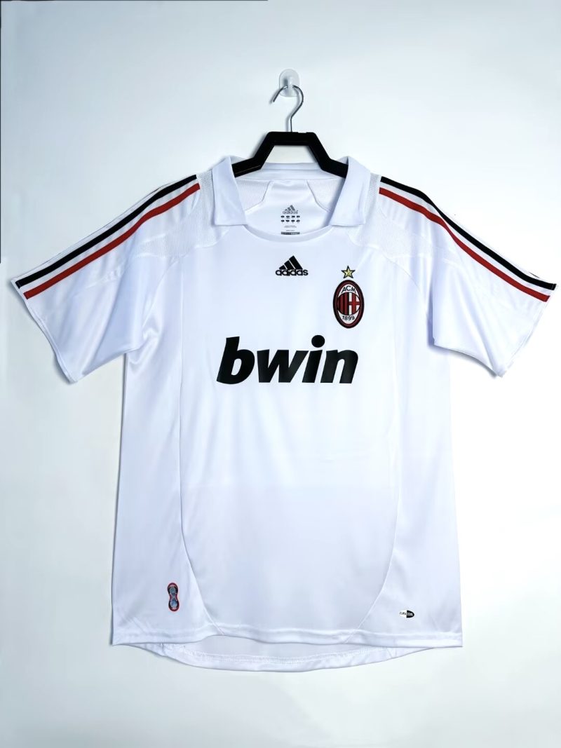2007-2008 AC Milan away short sleeves