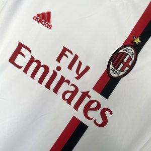 2011-2012 AC Milan away short sleeves