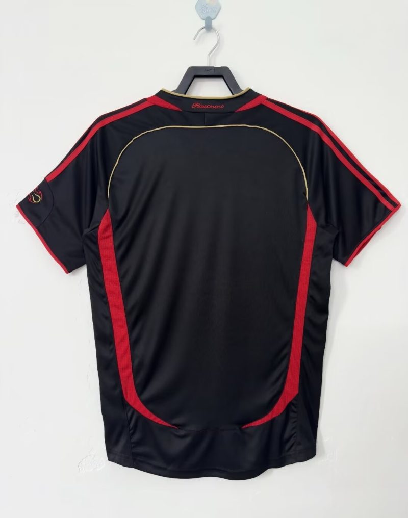 W206-07-2 2006-2007 AC Milan Second away short sleeves