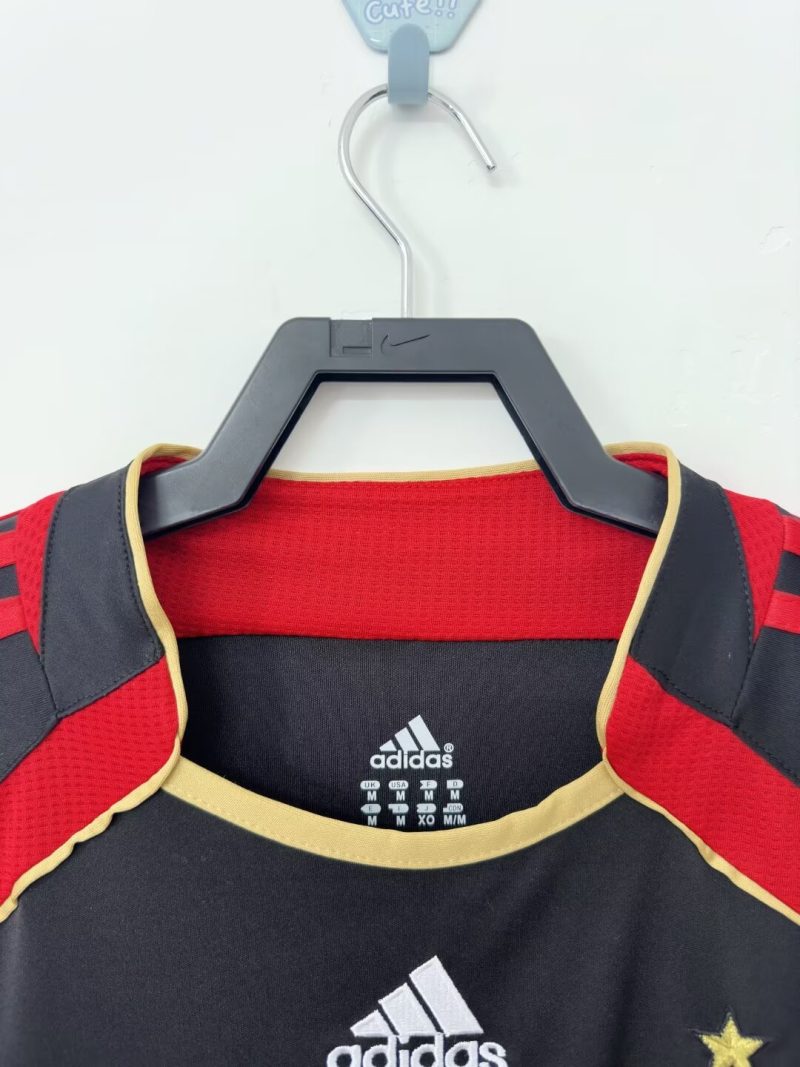 W206-07-4 2006-2007 AC Milan Second away short sleeves