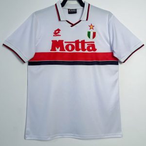 1993-1994 AC Milan away short sleeves