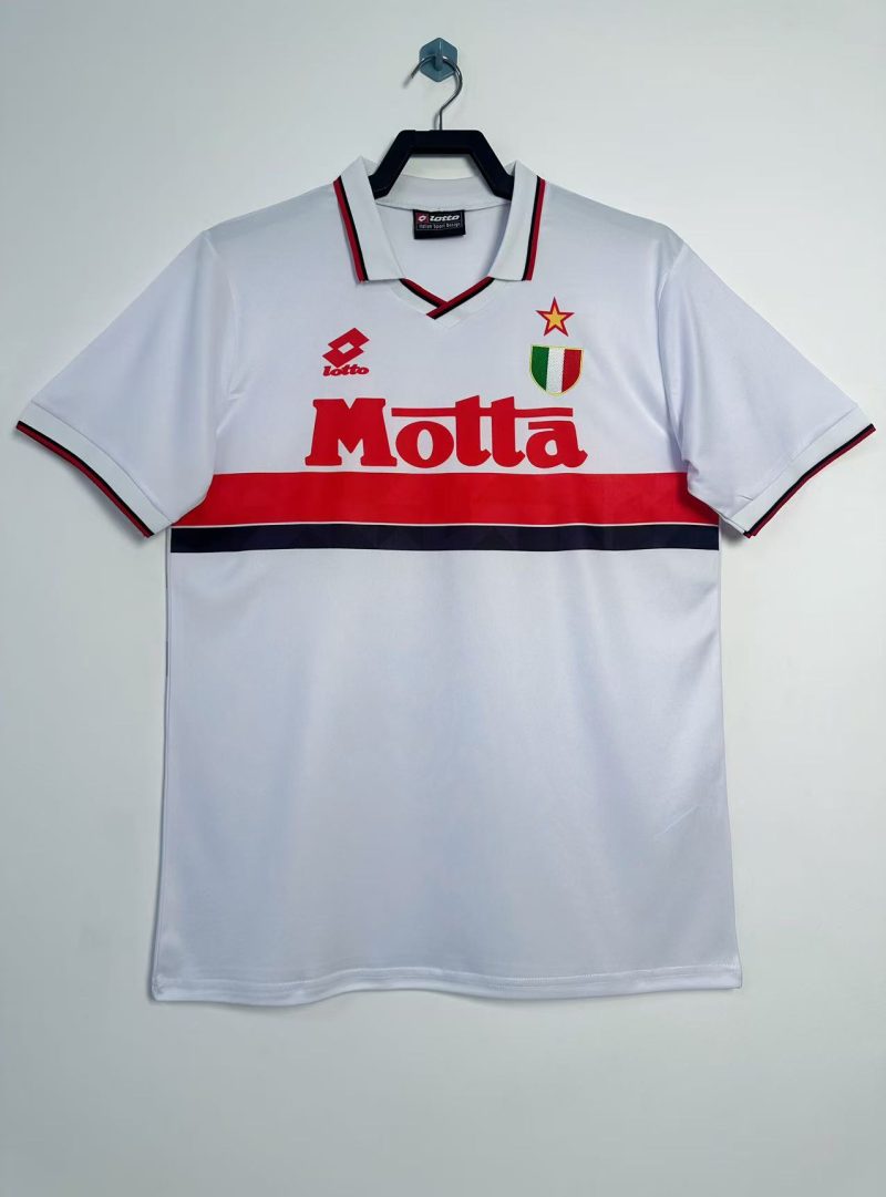 1993-1994 AC Milan away short sleeves