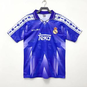 1996-1997 Real Madrid away short sleeves