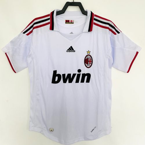 2009-2010 AC Milan away short sleeves