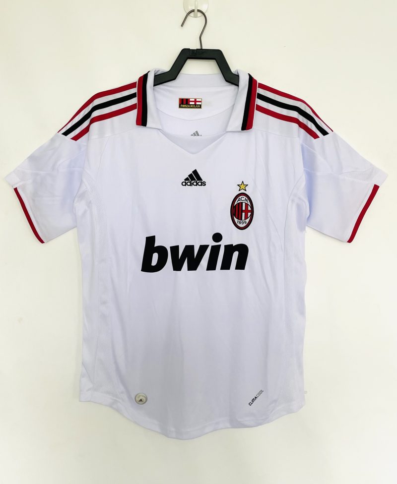 2009-2010 AC Milan away short sleeves