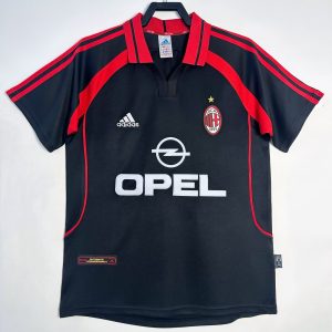 2000-2001 AC Milan Second away short sleeves