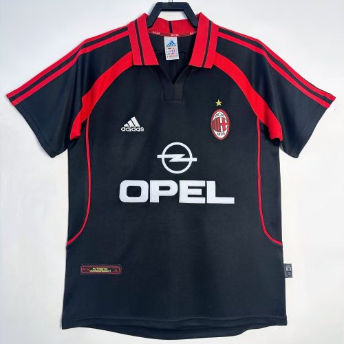 2000-2001 AC Milan Second away short sleeves