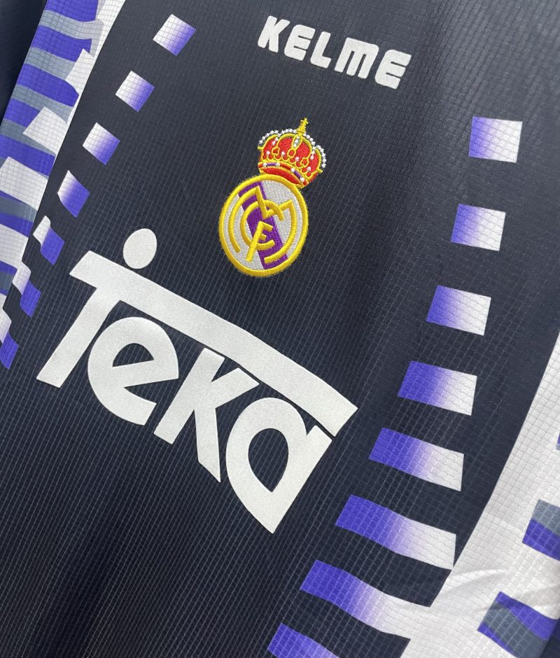 1997-1998  Real Madrid second away short sleeves