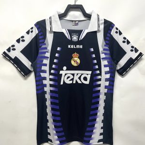1997-1998  Real Madrid second away short sleeves