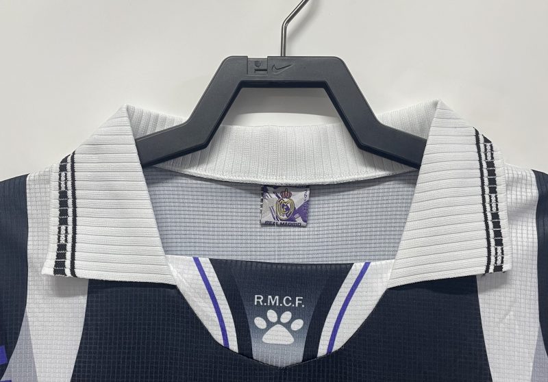 1997-1998  Real Madrid second away short sleeves
