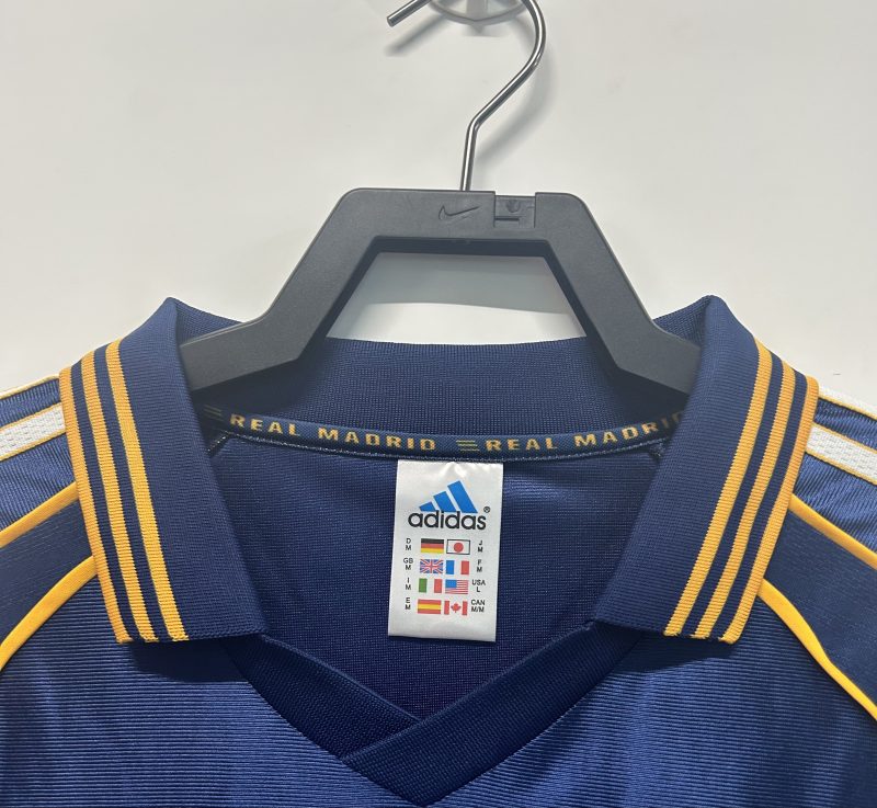 1998-2000  Real Madrid away short sleeves