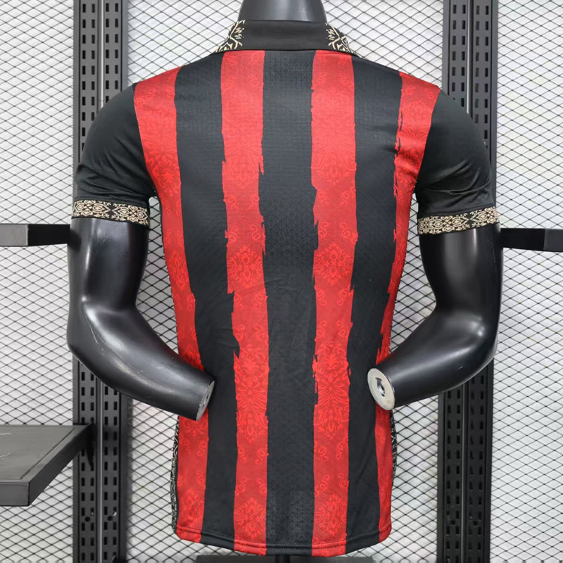 (Player)2526AC Milan pre-match short-sleeved football jersey
