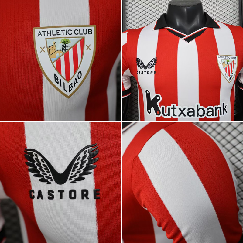 (Player)25-26 Bilbao home jersey short sleeves